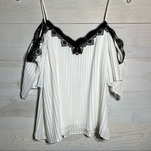 Alice + Olivia pleated top